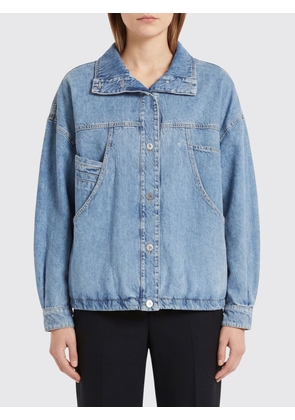 Jacket THE ATTICO Woman color Gnawed Blue