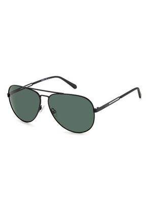 Fossil Green Pilot Mens Sunglasses FOS3136/G/S 0003/QT 60