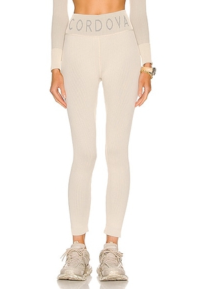 CORDOVA Baselayer Pant in Ecru - Beige. Size XS/S (also in M/L).