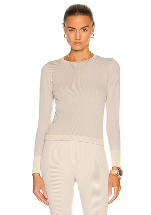 CORDOVA Baselayer Top in Ecru - Beige. Size XS/S (also in M/L).