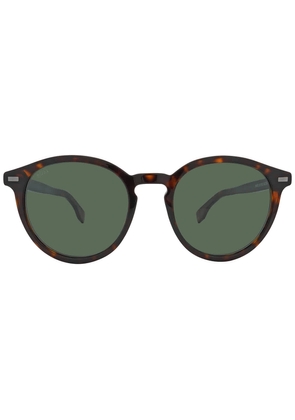 Hugo Boss Green Round Mens Sunglasses BOSS 1365/S 0086/QT 51