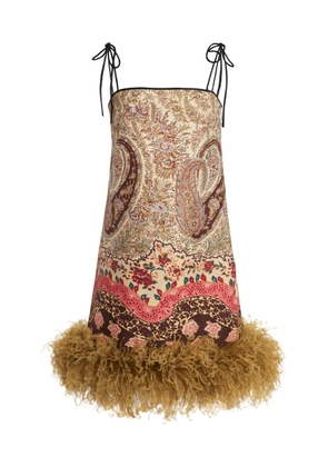 Valentino Garavani Voyage Imaginaire Silk Mini Dress - Moda Operandi