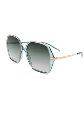 Hugo Boss Grey Green Square Ladies Sunglasses BOSS1660/S PEF/IB
