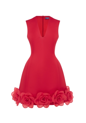 Leo Lin Bree Rosette Mini Dress - Moda Operandi
