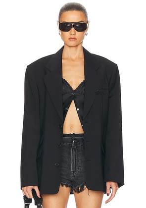 Alexander Wang Oversized Blazer in Black - Black. Size XS (also in ).