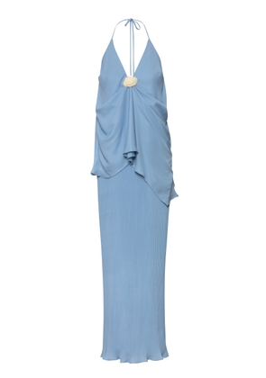 Baobab Cassis Pleated Maxi Skirt - Moda Operandi