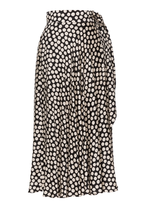 Lena Hoschek Breeze Polka-Dot Midi Skirt - Moda Operandi