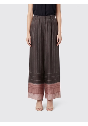 Pants ALYSI Woman color Brown