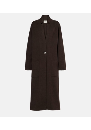 Lisa Yang Amie single-breasted cashmere coat