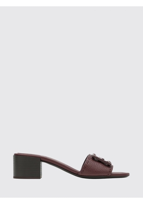 Heeled Sandal FENDI Woman color Burgundy