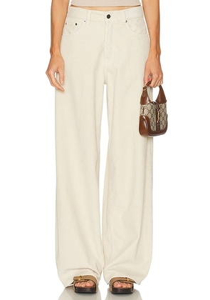 Haikure Bethany Velvet Pant in Ecru - Beige. Size 29 (also in ).