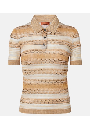 Missoni Lame polo shirt
