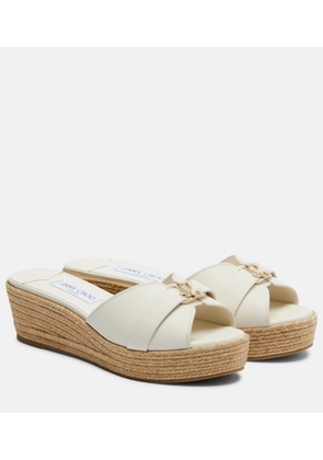Jimmy Choo Leda wedge espadrilles