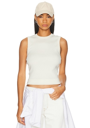 GRLFRND Muscle Tank in Bone - White. Size XXS (also in L, M, S, XL, XS).