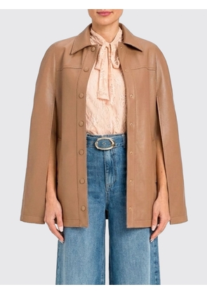 Jacket TWINSET Woman color Camel