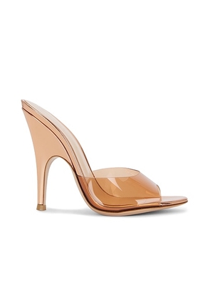 Gianvito Rossi Mule Sandal in Rose Gold - Rose. Size 36.5 (also in ).