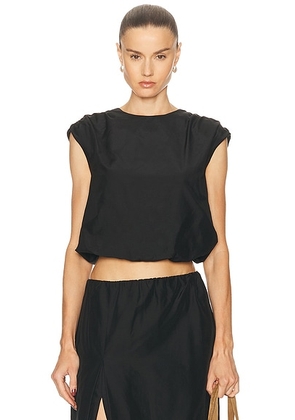 Loulou de Saison Cosma Top in Black - Black. Size S (also in ).