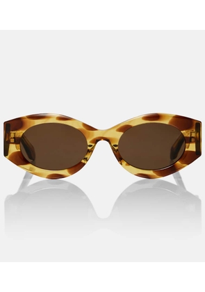 Alaia Logo oval sunglasses
