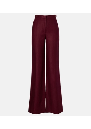 Gabriela Hearst Vesta linen flared pants