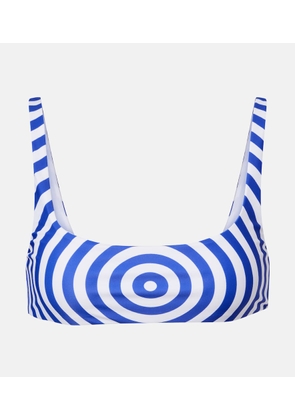 Jean Paul Gaultier Printed jersey bra top