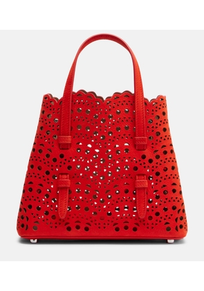 Alaia Mina 20 Vienne leather tote bag
