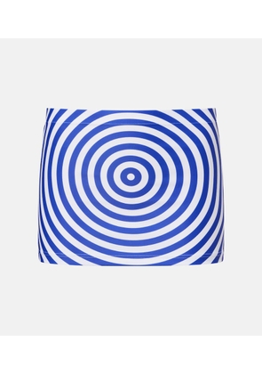 Jean Paul Gaultier Printed jersey miniskirt