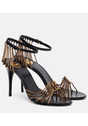 Saint Laurent Babylone 90 leather sandals