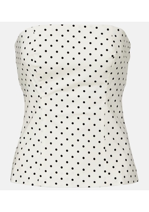 Rotate Ehili cotton-blend poplin tube top