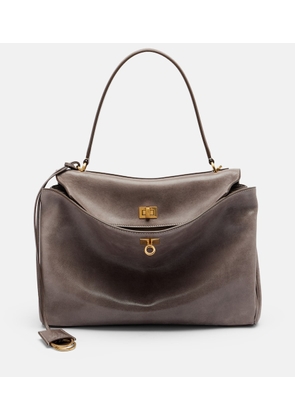 Balenciaga Rodeo Medium leather top-handle bag