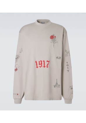 Balenciaga Printed cotton jersey T-shirt