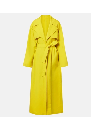Alaia Oversized poplin trench coat