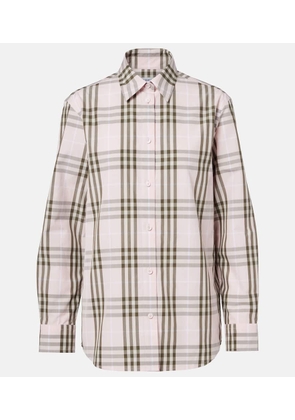 Burberry Burberry Check cotton poplin shirt