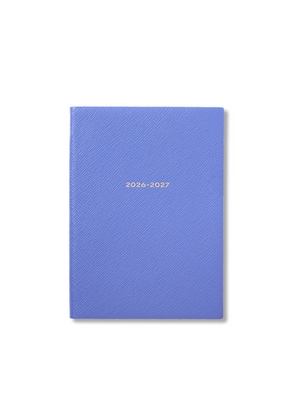 Smythson 2026-2027 Soho Weekly Diary In Panama In Ultra Violet