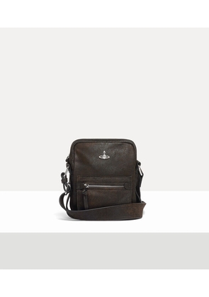 Vivienne Westwood Jackson Crossbody Satchel Leather Dark-brown