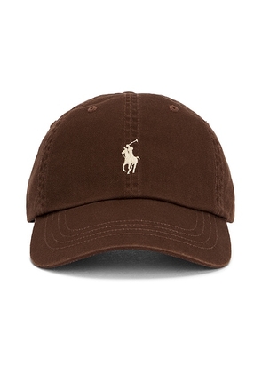 Polo Ralph Lauren Baseball Hat in Cooper Brown - Chocolate. Size all.