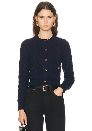Polo Ralph Lauren Crewneck Cardigan in Hunter Navy - Navy. Size S (also in ).