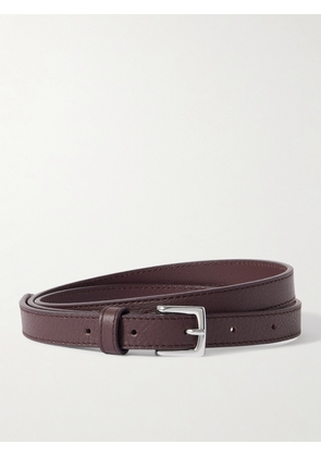 The Frankie Shop - Jessie Leather Belt - Purple - x small,small,medium,large,x large