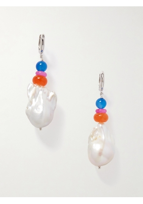 Gohar World - Turkish Delight Silver Multi-stone Earrings - One size