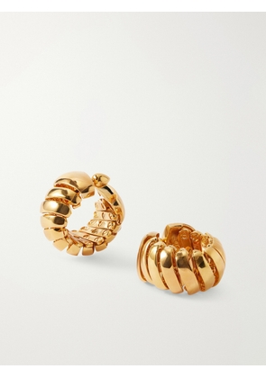 Alaïa - Gold-tone Hoop Earrings - One size