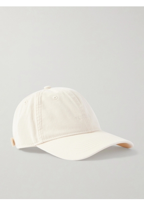 TOTEME - Embroidered Organic Cotton-twill Baseball Cap - Cream - One size