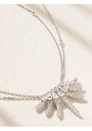 YEPREM - 18-karat White Gold Diamond Necklace - One size