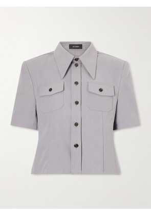 Willy Chavarria - Chavela Cotton Shirt - Gray - x small,small,medium,large,x large