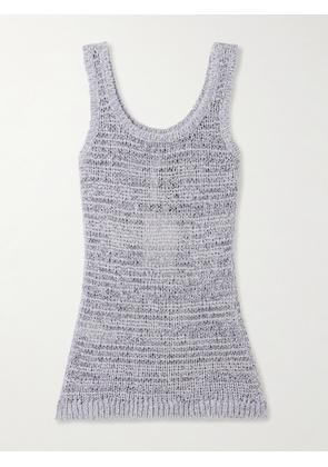 LIBEROWE - Open-knit Tank - Blue - x small,small,medium,large
