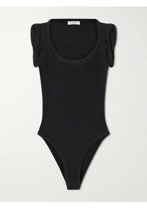 Alaïa - Ribbed Modal-blend Jersey Bodysuit - Black - FR 34,FR 36,FR 38,FR 40,FR 42