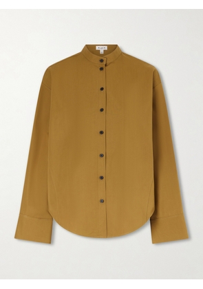 Alaïa - Oversized Cotton-poplin Shirt - Brown - FR 34,FR 36,FR 38,FR 40,FR 42,FR 44