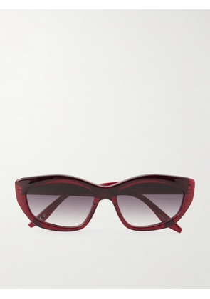 Barton Perreira - Bessie Cat-eye Acetate Sunglasses - Red - One size