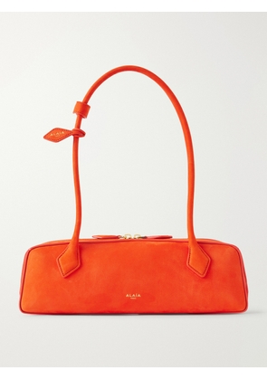 Alaïa - Le Teckel Medium Nubuck Shoulder Bag - Orange - One size