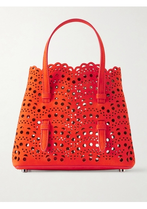 Alaïa - Mina 20 Laser-cut Leather Tote - Orange - One size
