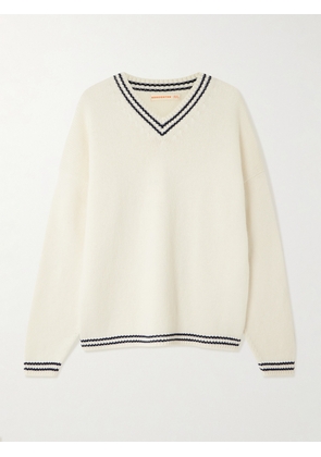 &Daughter - Balla Slouch Striped Wool Sweater - Cream - x small,small,medium,large,x large