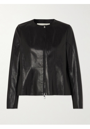 Nour Hammour - Paneled Leather Jacket - Black - FR 34,FR 36,FR 38,FR 40,FR 42,FR 44